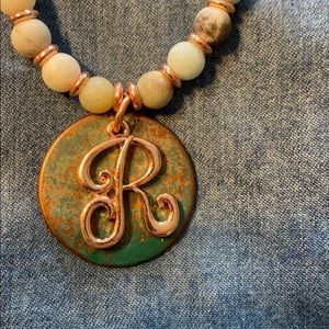 R initial necklace